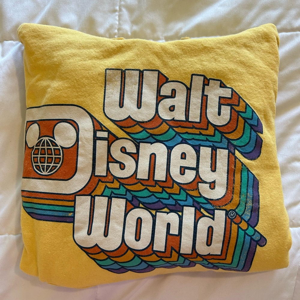 Walt Disney World Yellow Graphic Hoodie